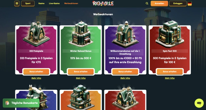Richville Bonuses