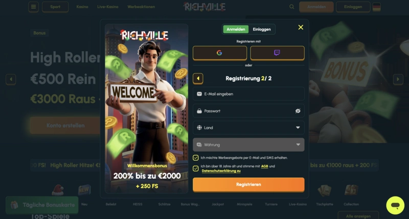 Richville Login